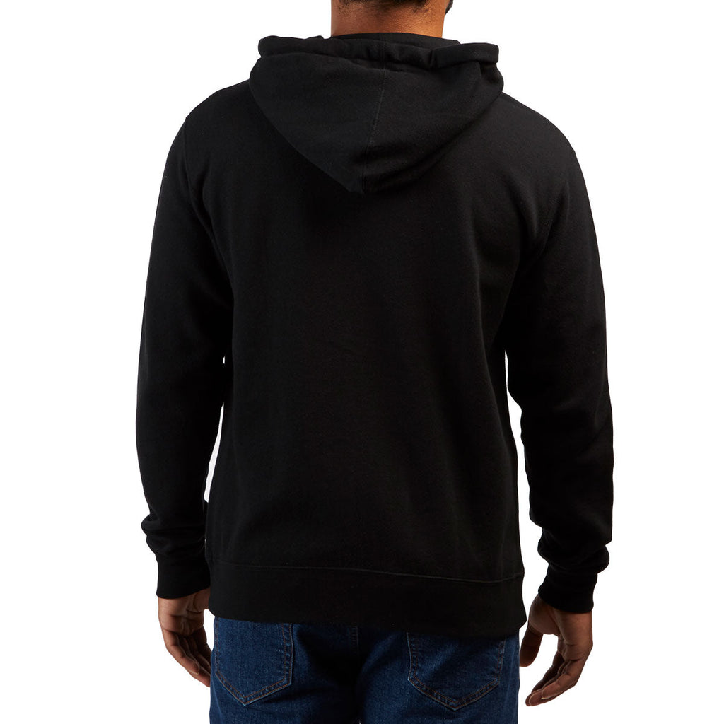 Zero Army Zip Up Hoodie - Black