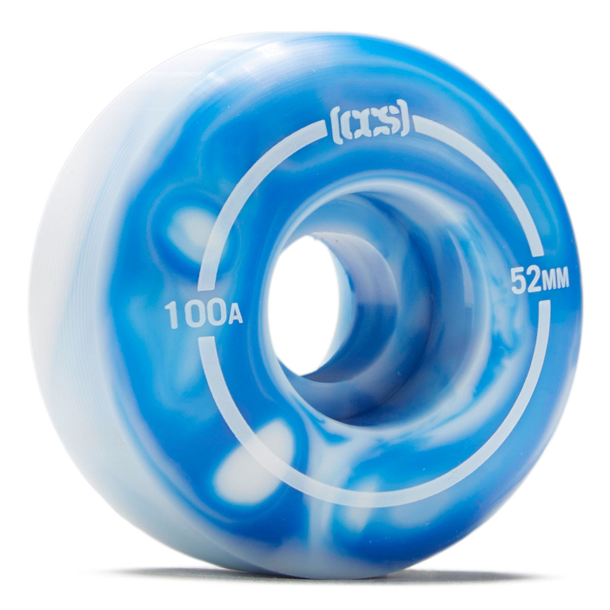 CCS Swirl Skateboard Wheels - Blue - 52mm