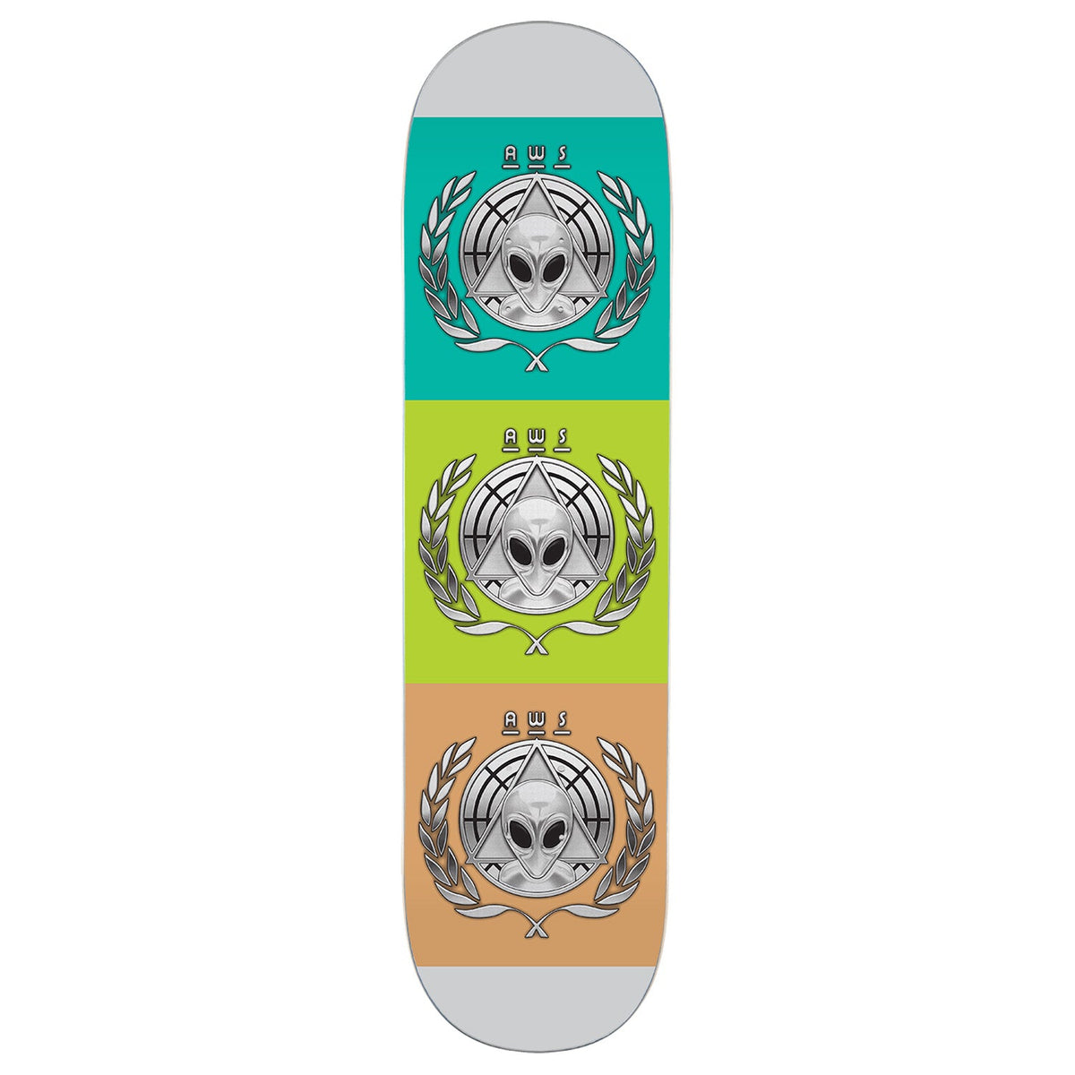 Alien Workshop AWOL Skateboard Deck - Chrome Foil - 8.50"