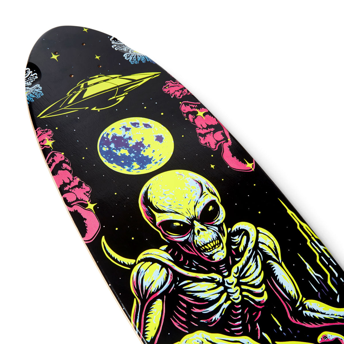 Daddies Mall Poster Blacklight Pintail Longboard Complete - Black/Glow