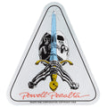 Powell-Peralta Ray Rodriguez Skull And Sword Sticker - 4.00"