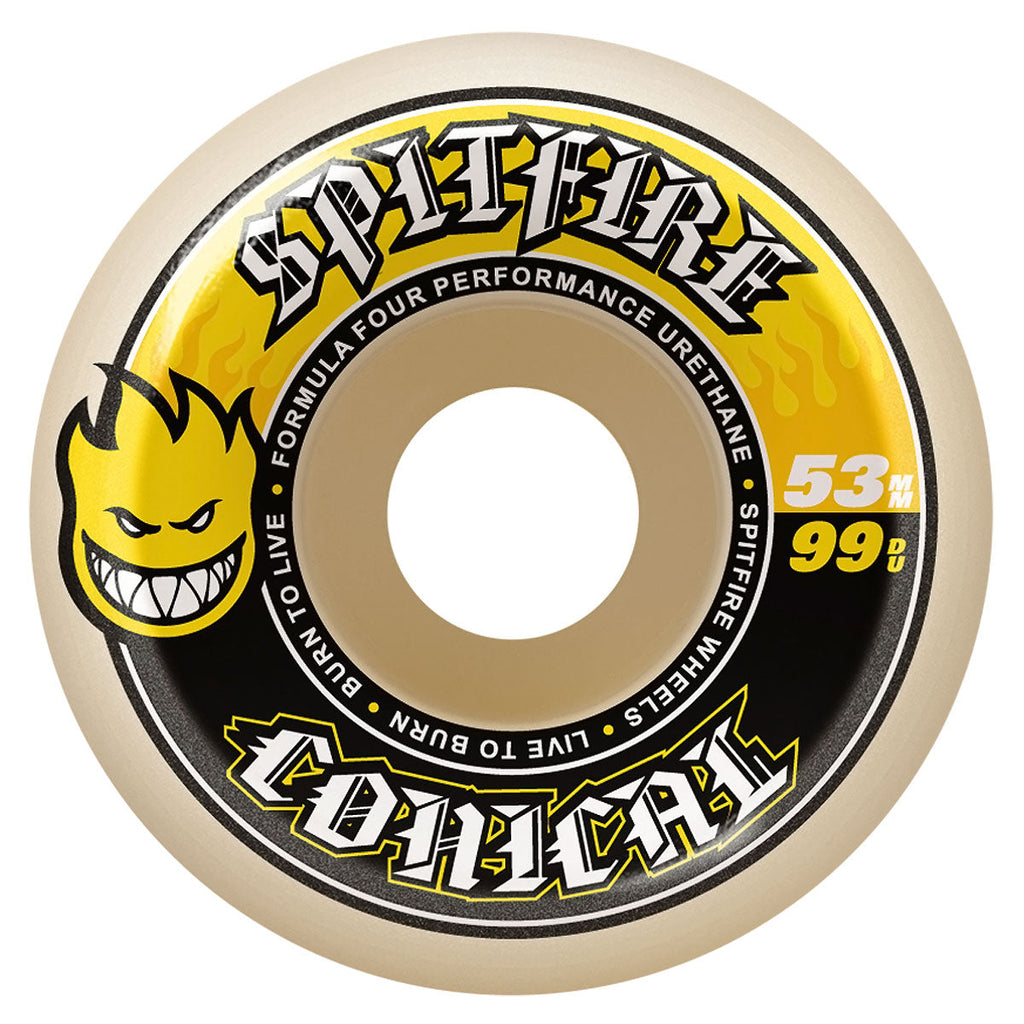 Spitfire F4 99d Conical Skateboard Wheels - 53mm