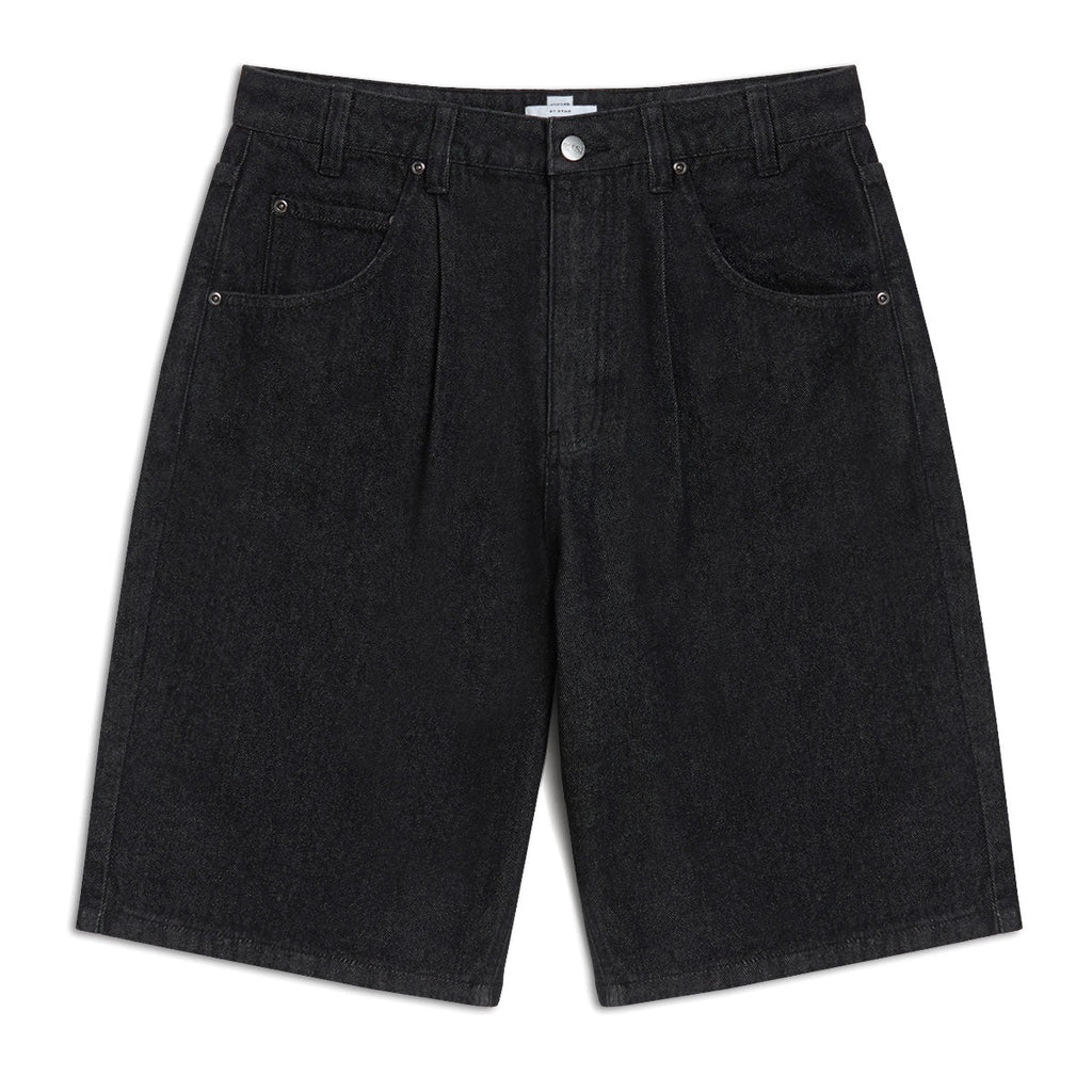 CCS 97 Star Denim Shorts - Acid Wash Black