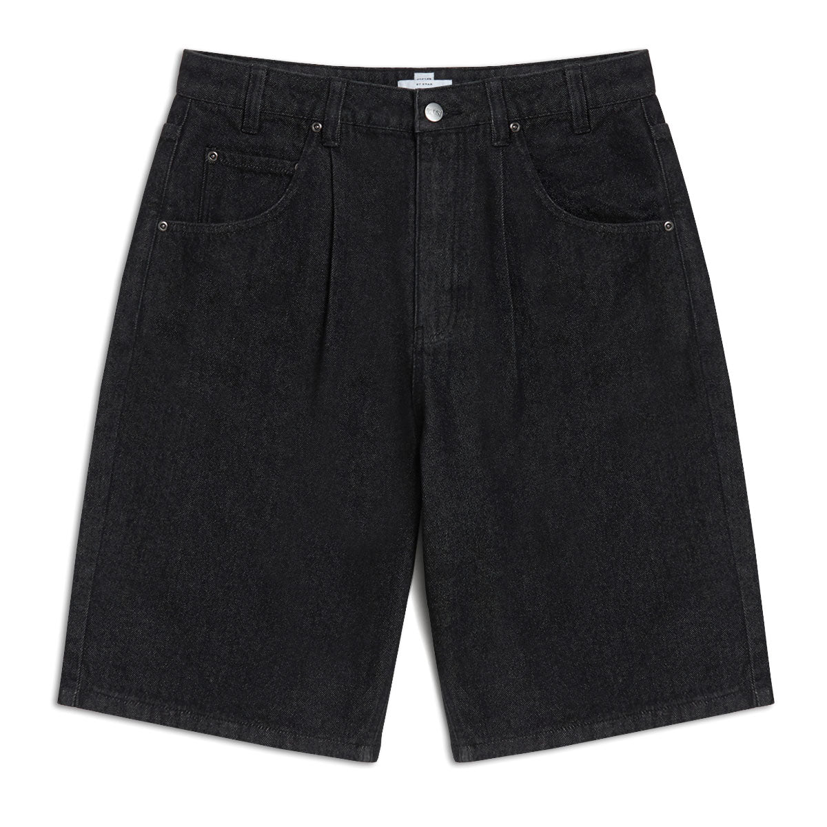 CCS 97 Star Denim Shorts - Acid Wash Black