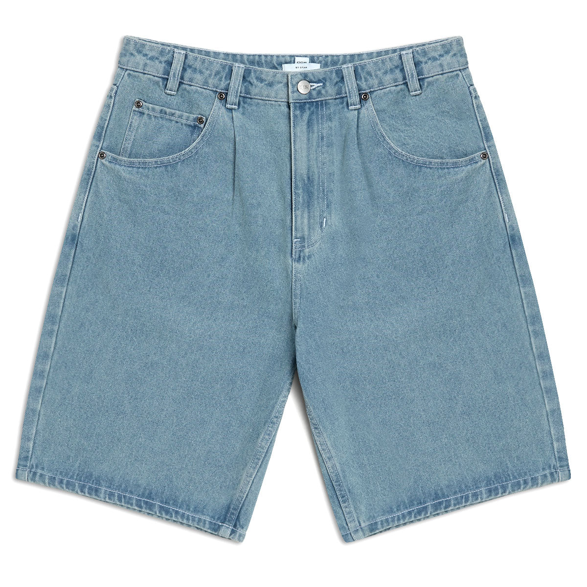 CCS 97 Star Denim Shorts - Rinsed Blue
