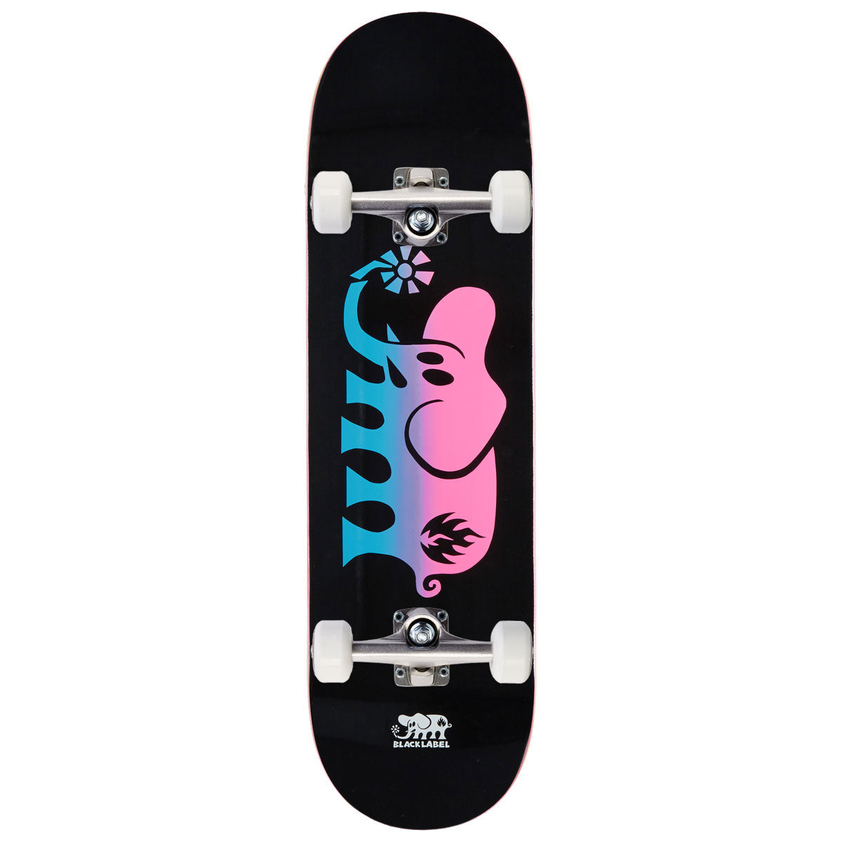 Black Label Elephant Fade Skateboard Complete - 8.25"