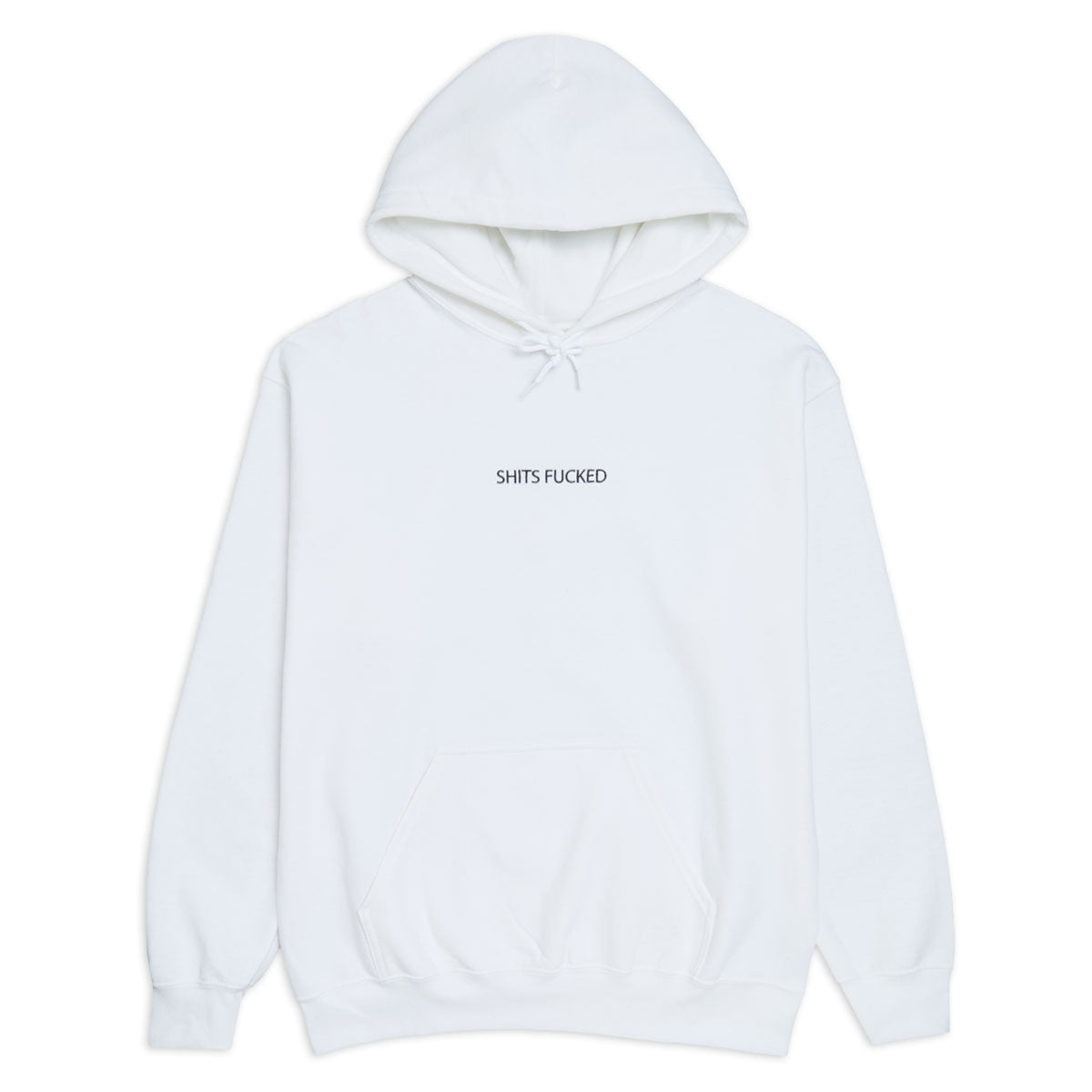 Designer Trash Shits Fucked Hoodie - White