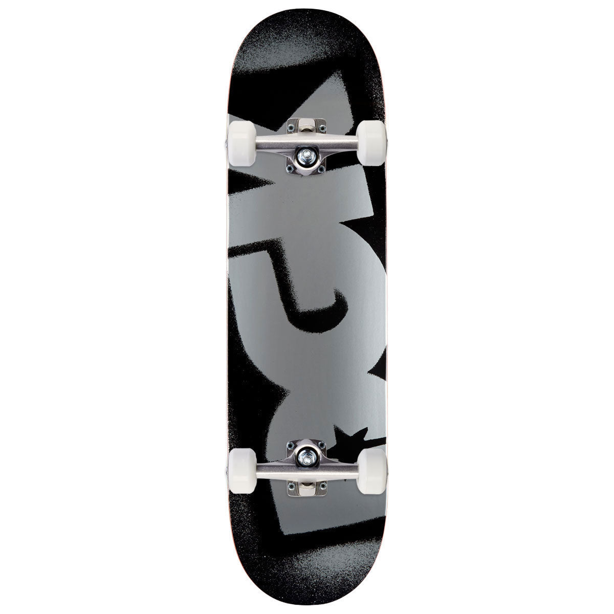 DGK OG Logo Foil Skateboard Complete - Black - 7.80"