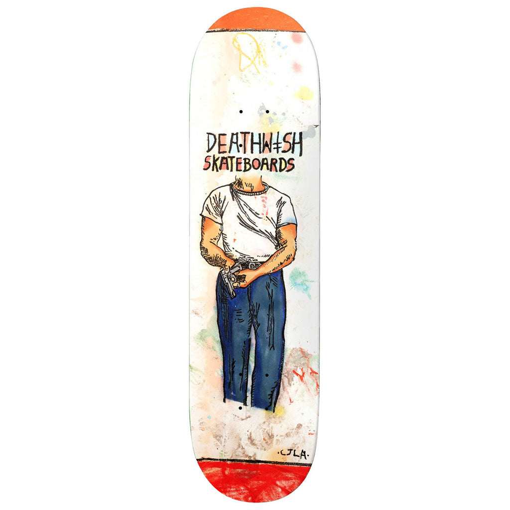 Deathwish Yuri Facchini Strapped Skateboard Deck - 8.25"