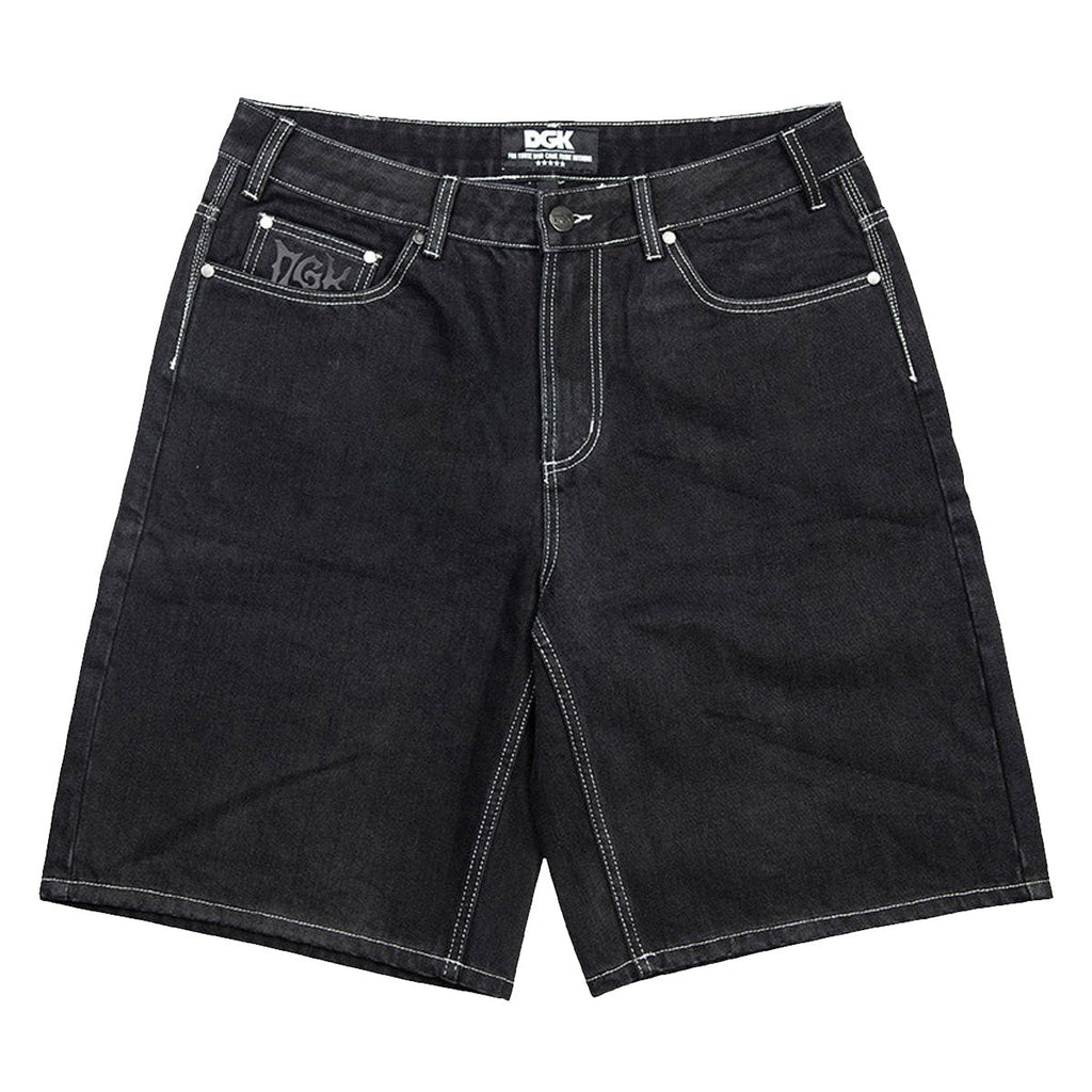 DGK Sovereign Denim Shorts - Washed Black