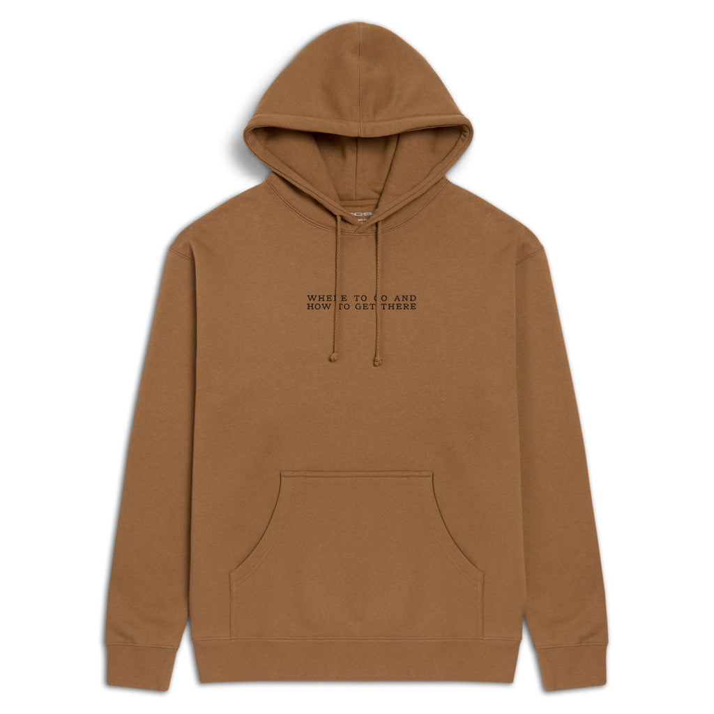 CCS x Zanereti Where To Go Hoodie - Saddle
