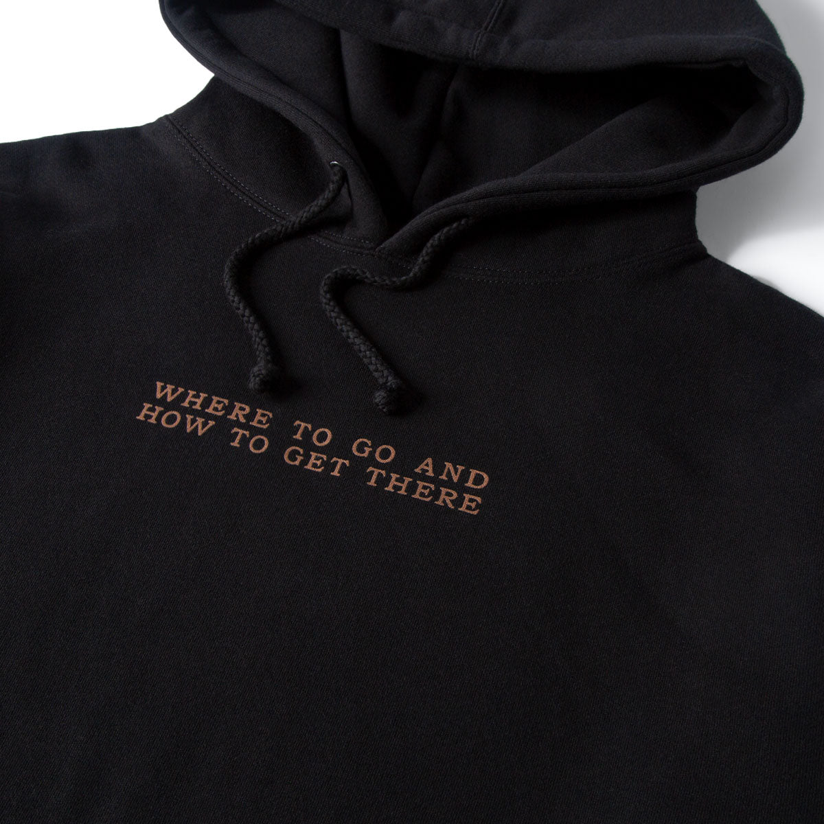 CCS x Zanereti Where To Go Hoodie - Black