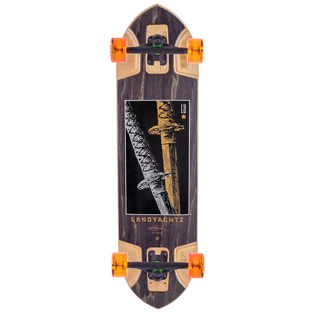 Landyachtz Katana Longboard Complete - Black