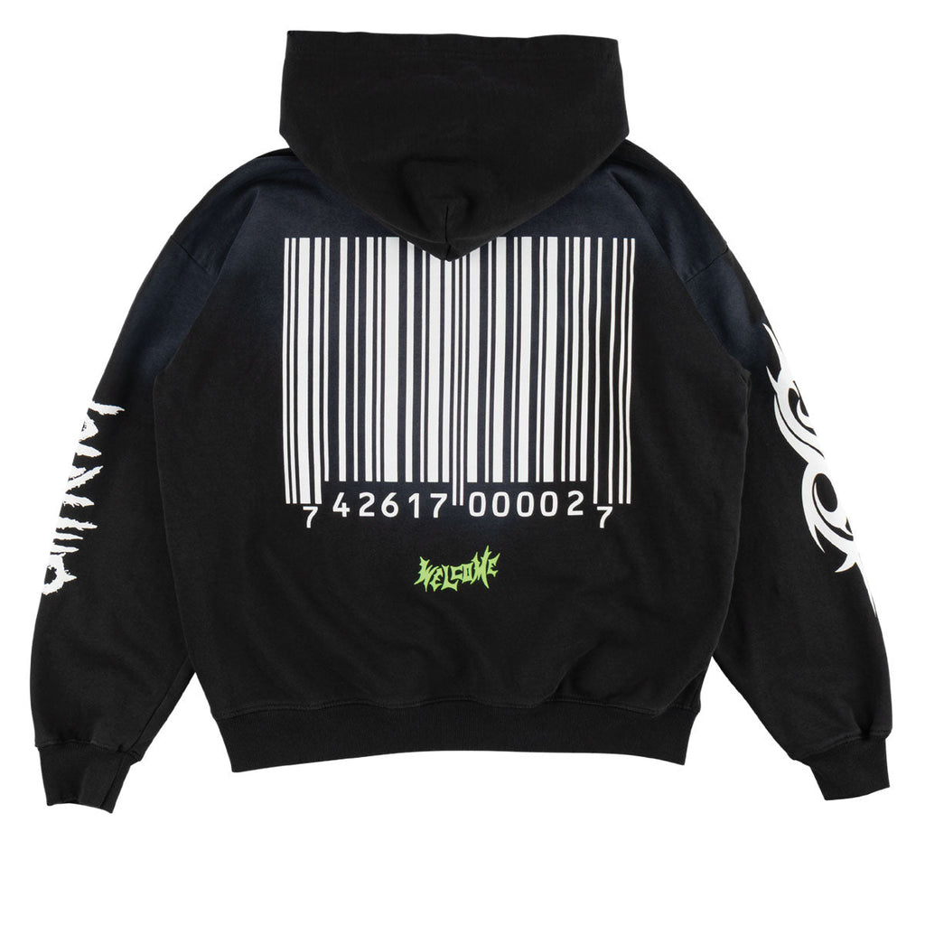 Welcome x Slipknot Ravenous Sun Fade Hoodie - Black Fade