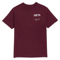 Poets Cee-Lo Screened T-Shirt - Burgundy