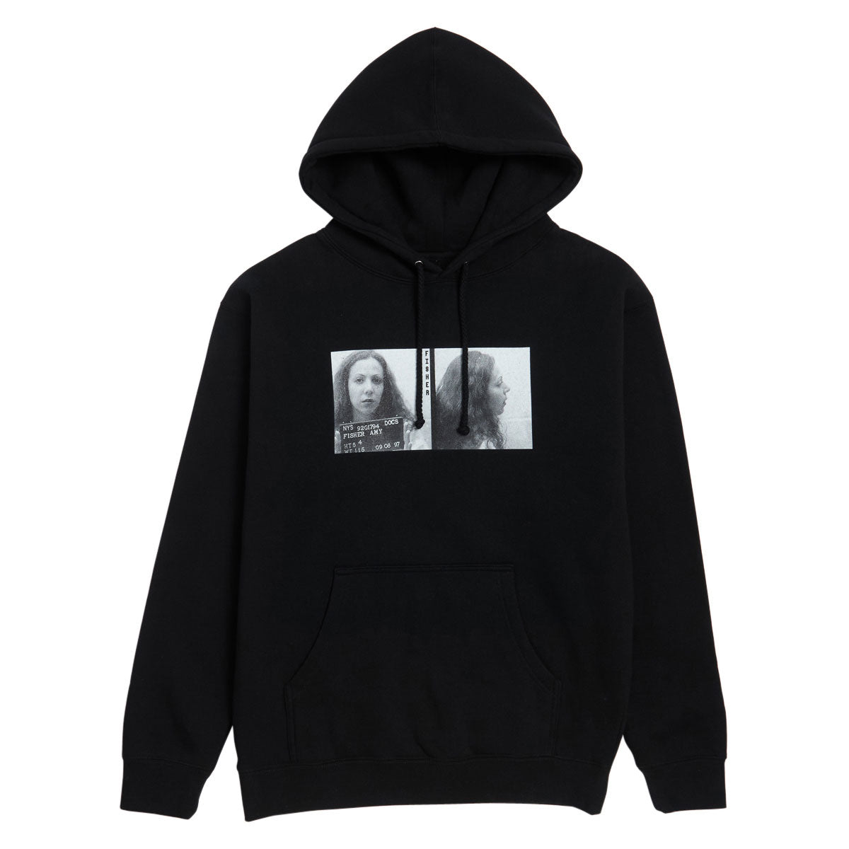 Poets Fisher DTG Hoodie - Black
