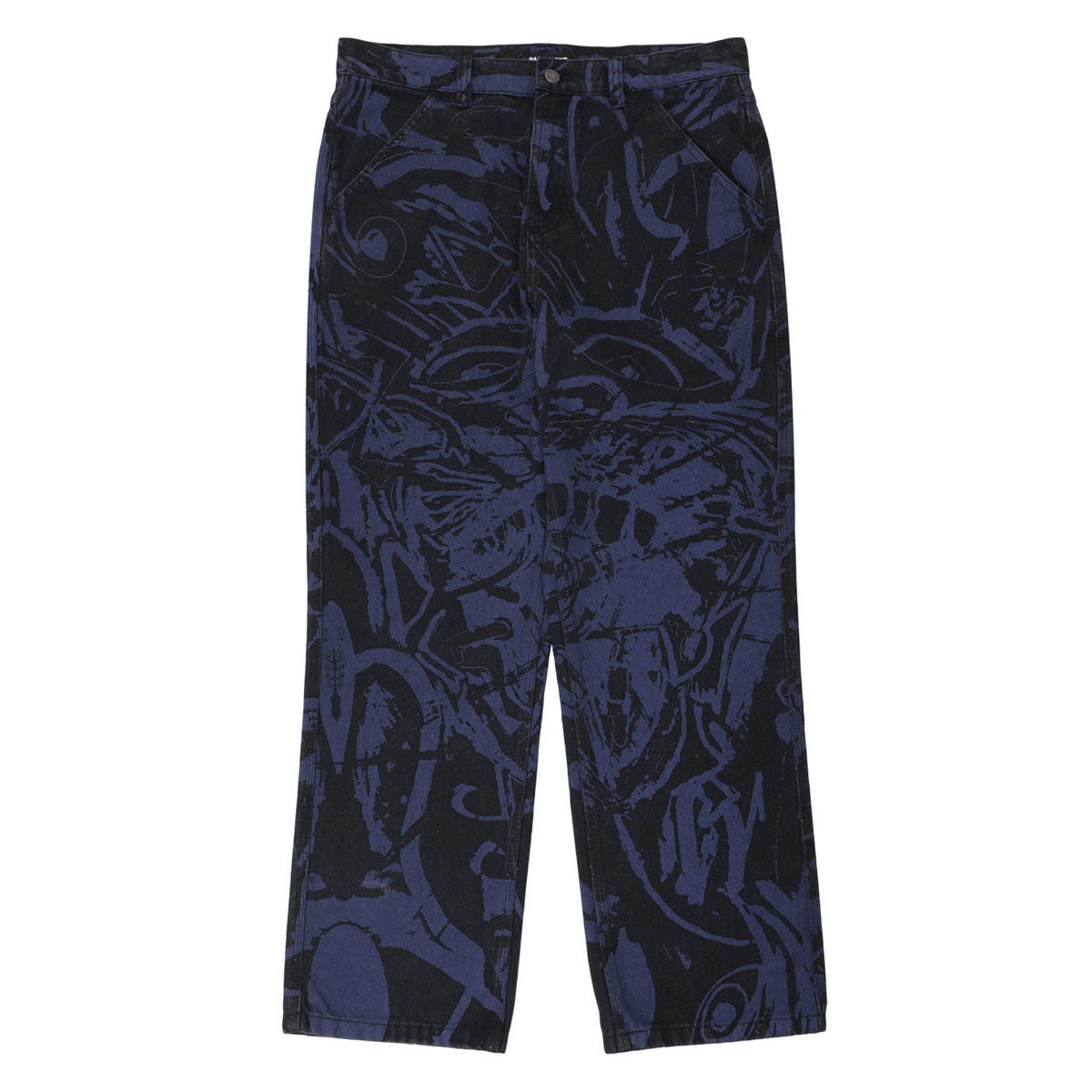 Passport Goes Around Workers Club Classic Jeans - Black/Navy