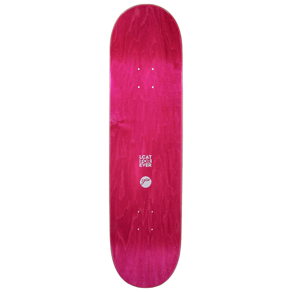 Yew I Love Yew Skateboard Deck - Blue - 8.50"