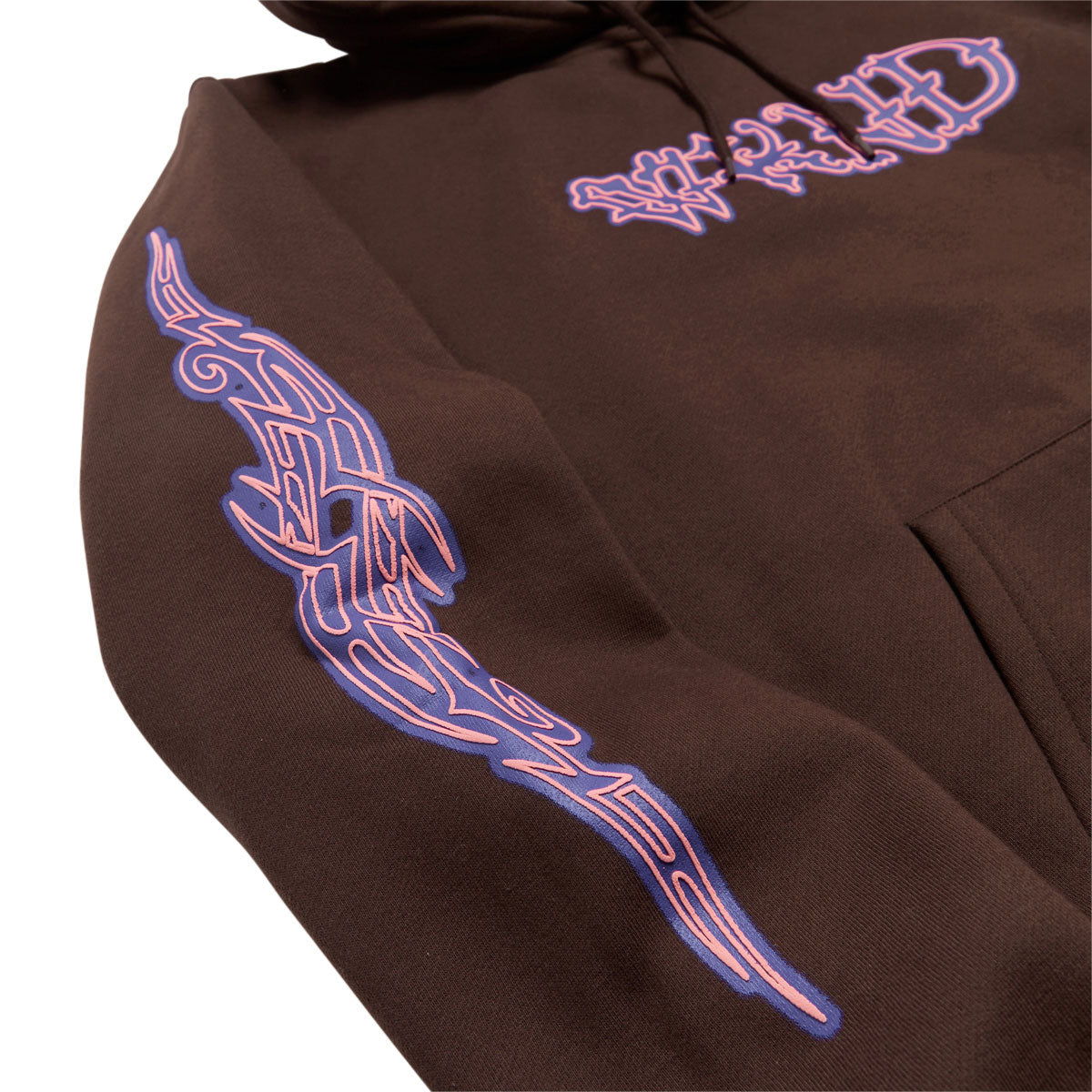 WKND Huldra Script Hoodie - Brown