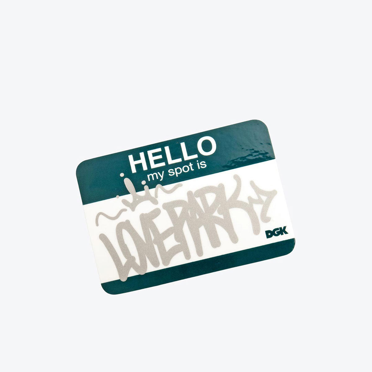 DGK My Spot Is Love Park Sticker - Green