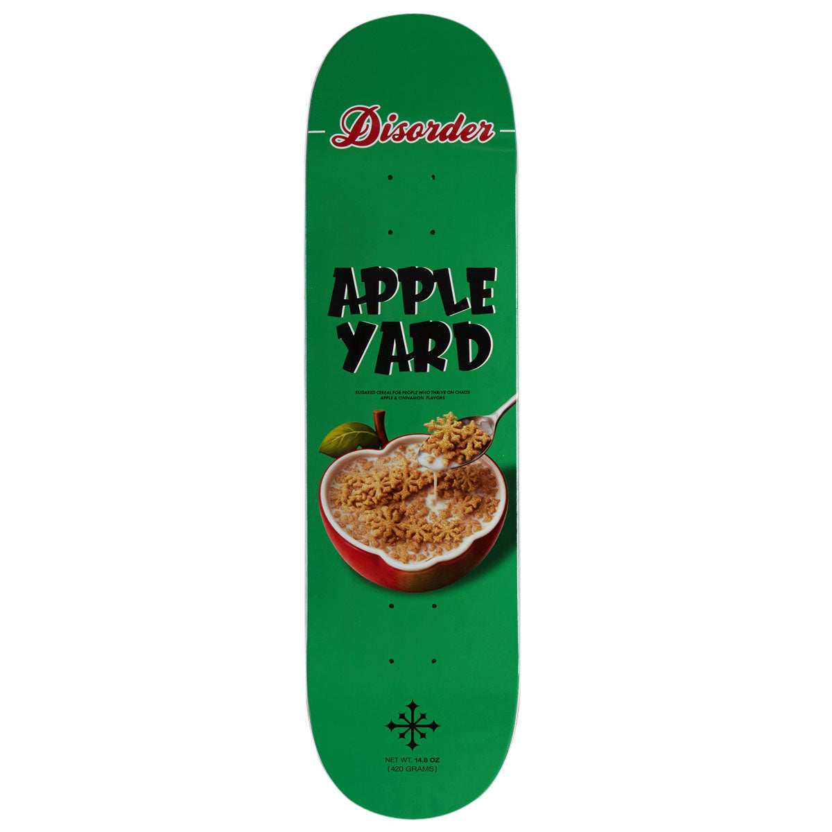 Disorder Apple Jacks Mark Appleyard Skateboard Deck - Green - 8.25"