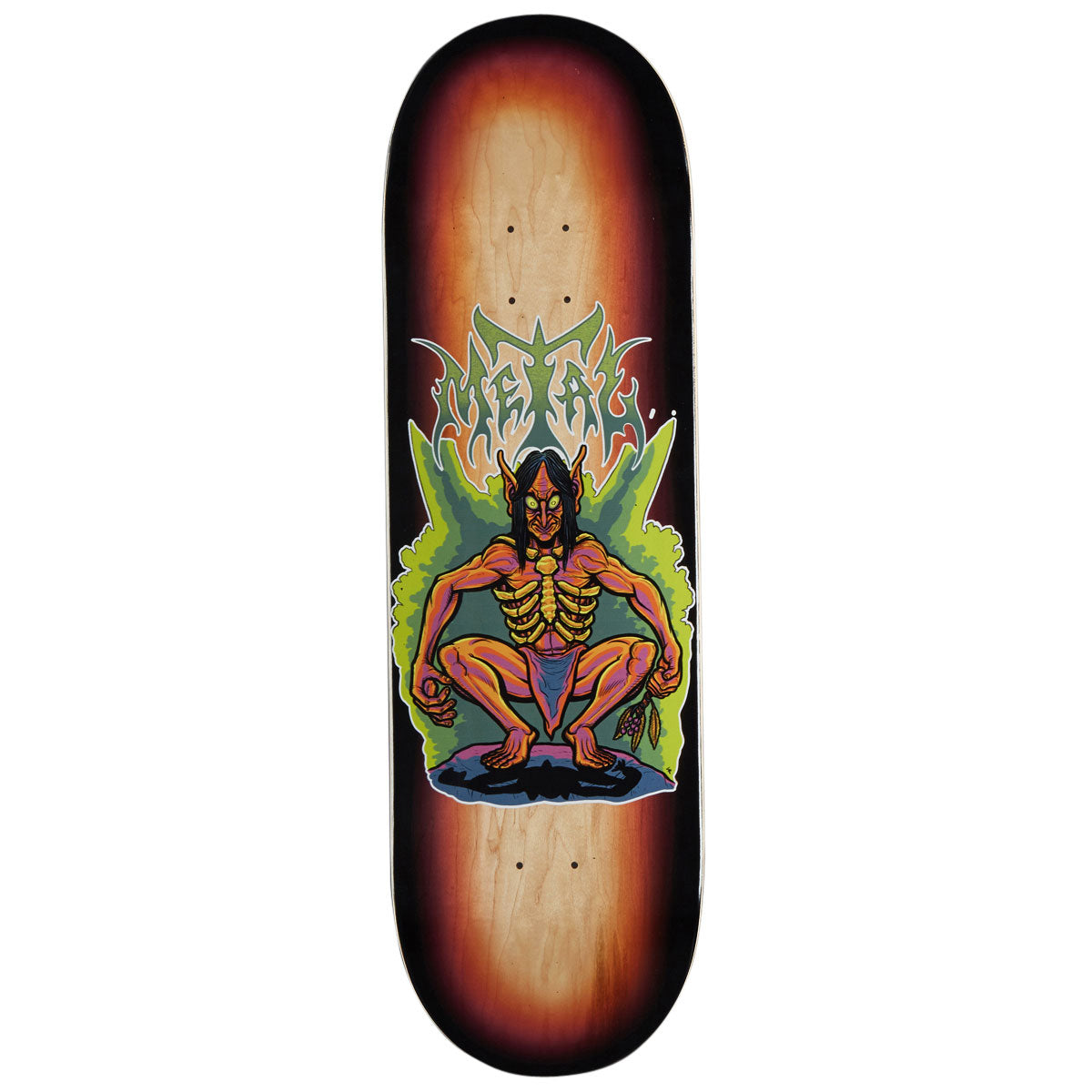 Metal Wegamus Skateboard Deck - 9.25"