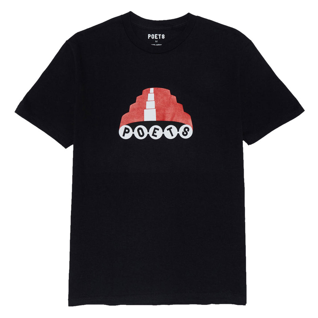 Poets Devo Screened T-Shirt - Black