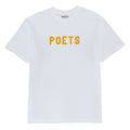 Poets OG Flocked T-Shirt - White/Yellow Flocking