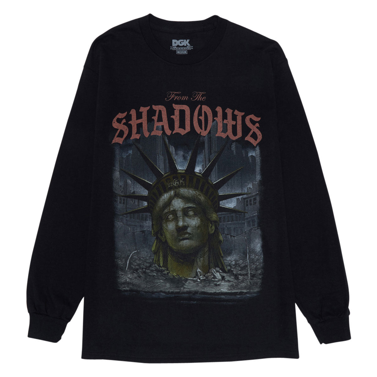 DGK Shadows Long Sleeve T-Shirt - Black