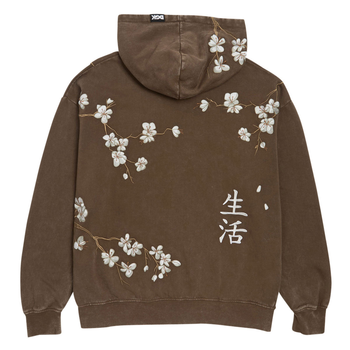 DGK Zion Zip Up Hoodie - Brown