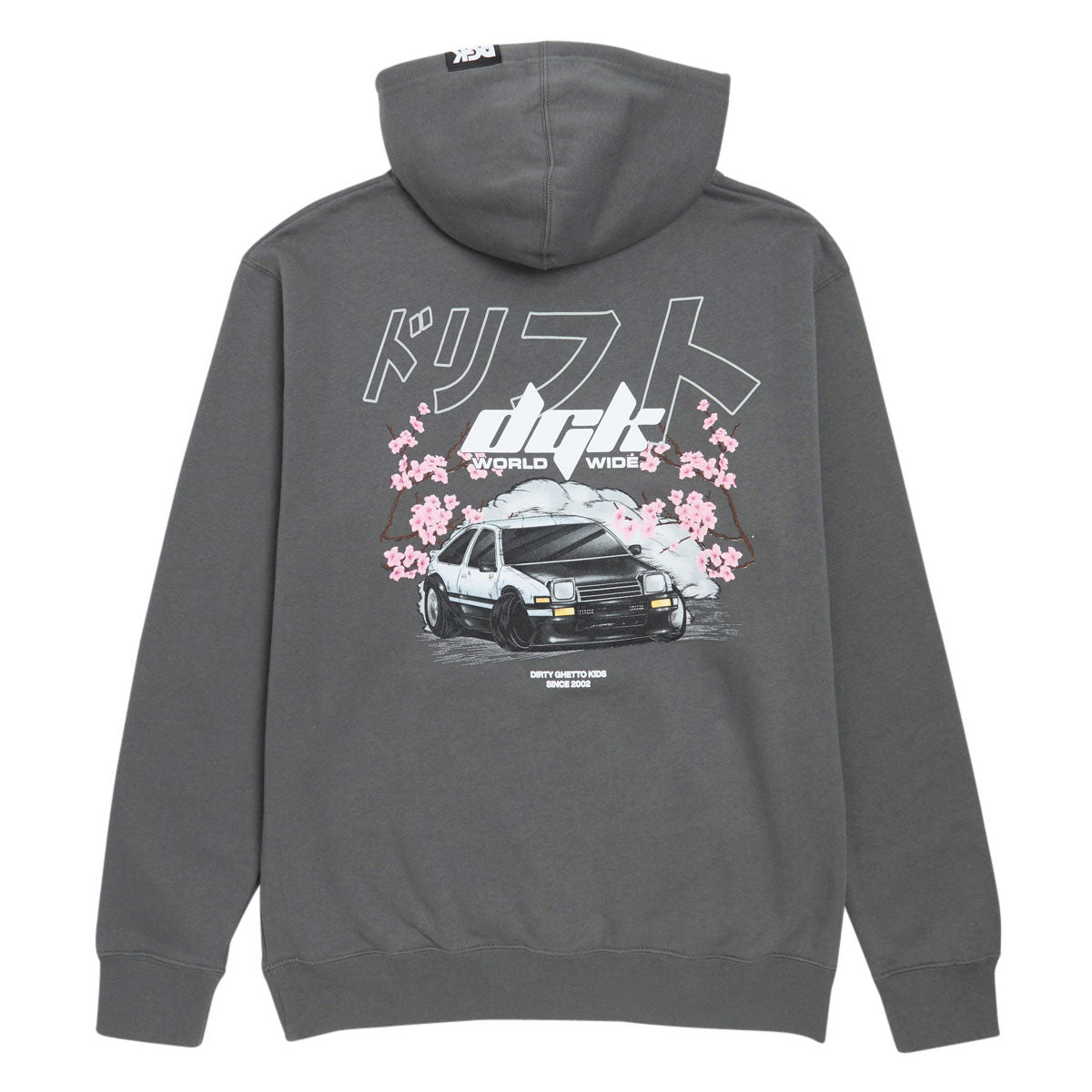 DGK Kanji Drift Hoodie - Charcoal