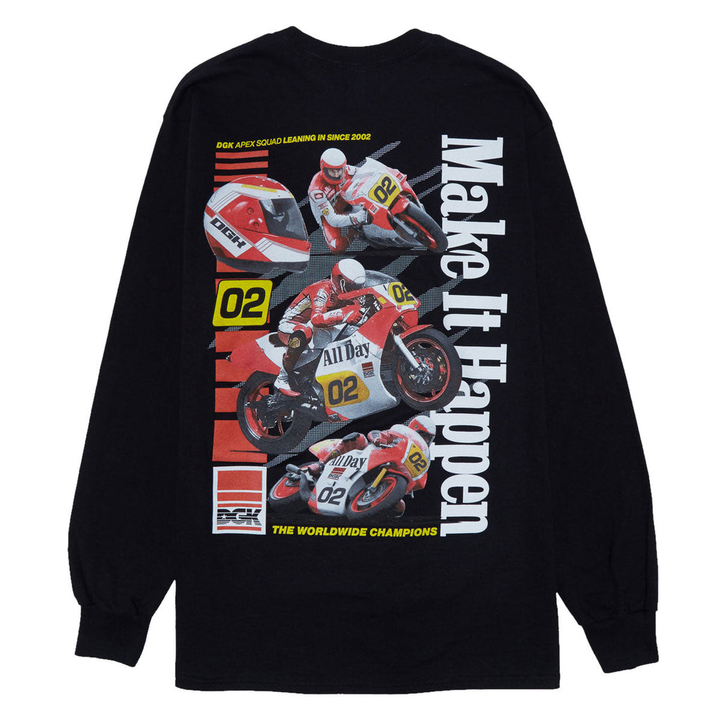 DGK Two Stroke Long Sleeve T-Shirt - Black