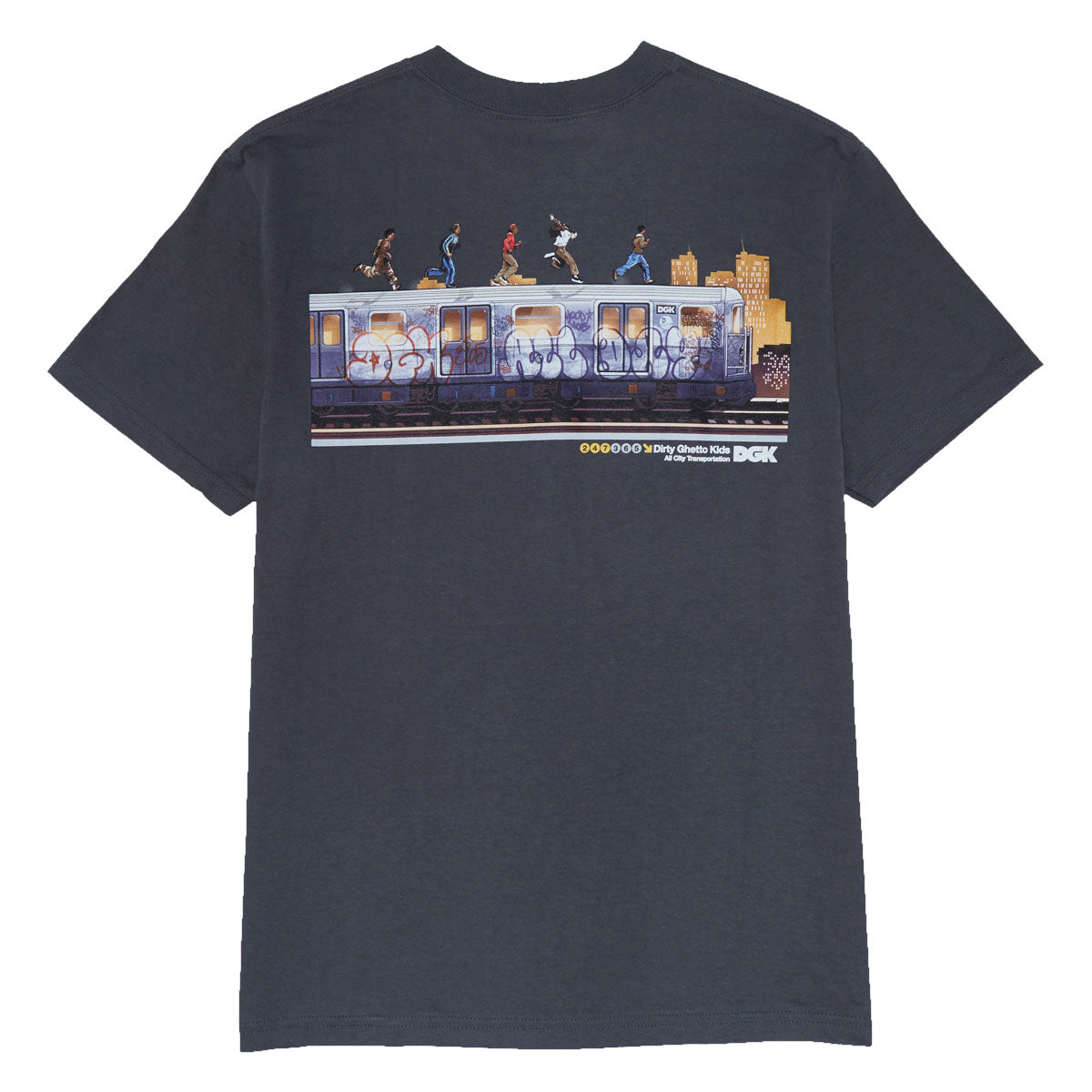 DGK Foot Patrol T-Shirt - Charcoal