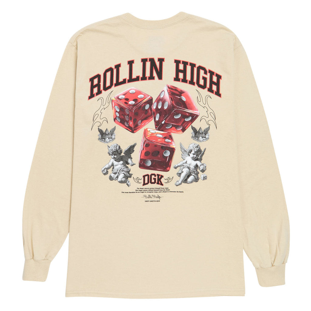 DGK No Traps Long Sleeve T-Shirt - Sand