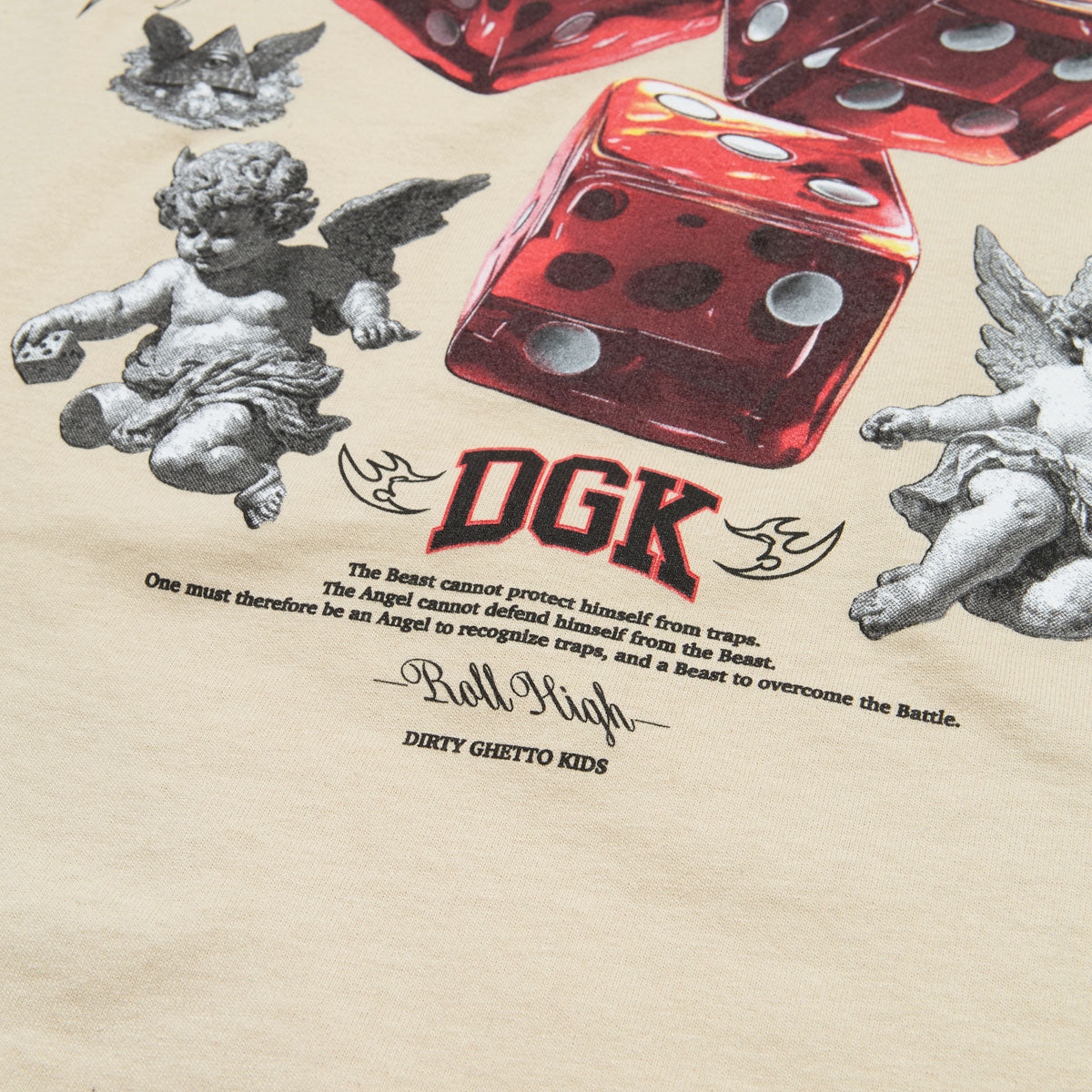 DGK No Traps Long Sleeve T-Shirt - Sand
