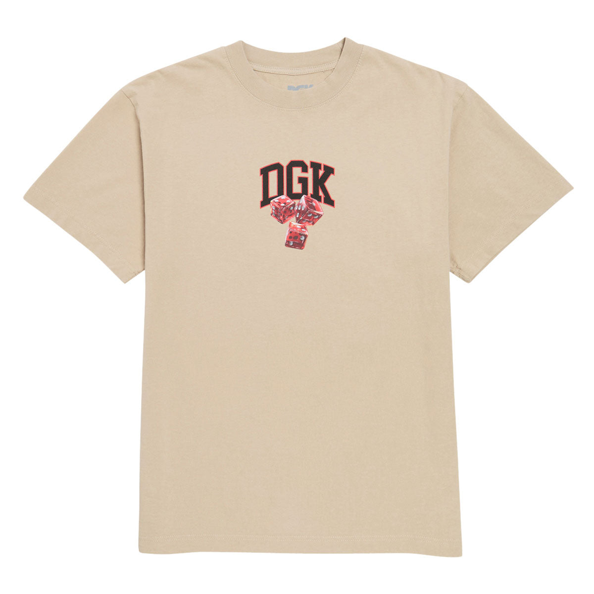 DGK No Traps Boxy Fit T-Shirt - Tan