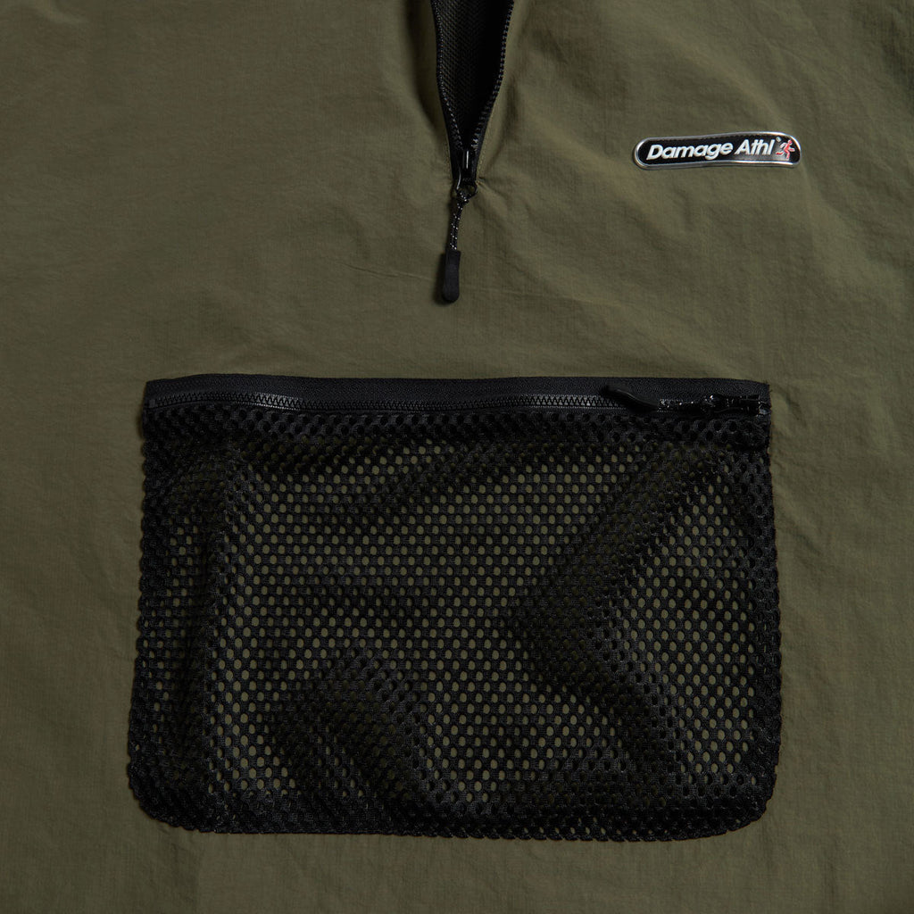 Damage Tundra 1/4 Zip Jacket - Military Green