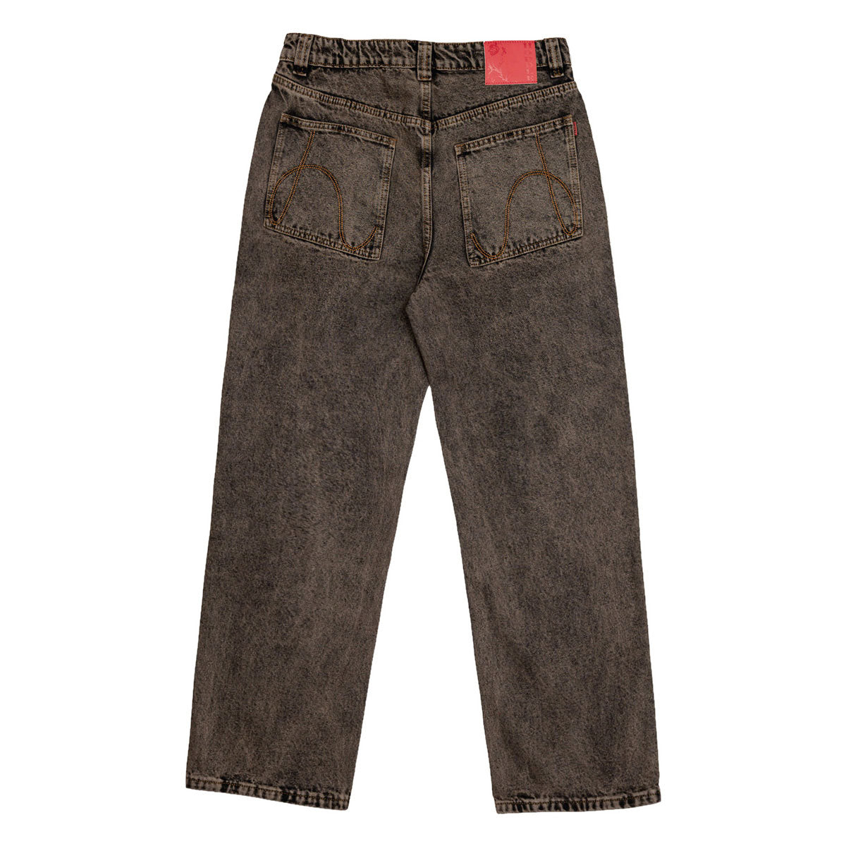 Hoddle Routine Straight Cut Jeans - Brown