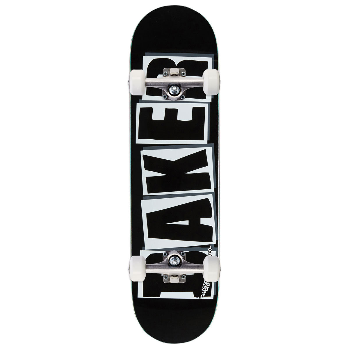 Baker Brand Logo Skateboard Complete - Black/White - 8.125"