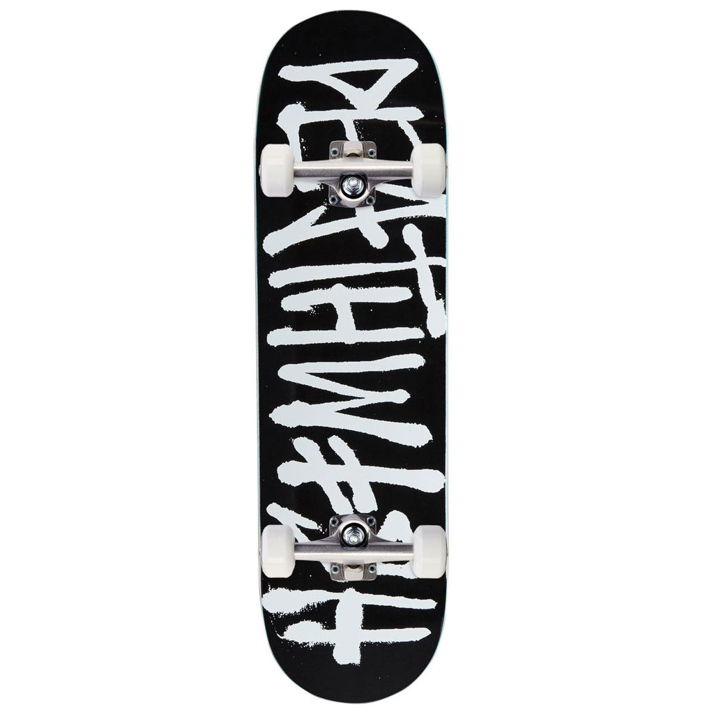 Deathwish Deathspray Skateboard Complete - Black/White - 8.75"