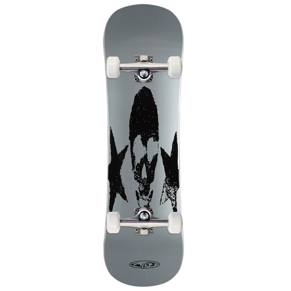 WKND Mumbler Summer Faux Snow Skate Skateboard Complete - Silver - 8.89"