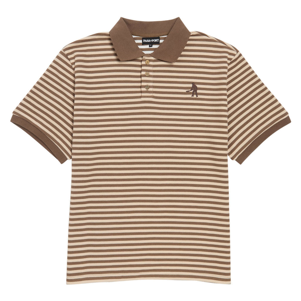 Passport Workers Polo Shirt - Brown