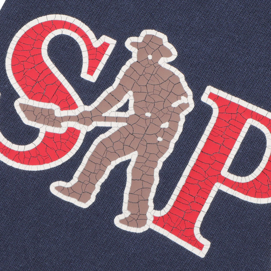 Passport Official Contrast T-Shirt - Washed Navy