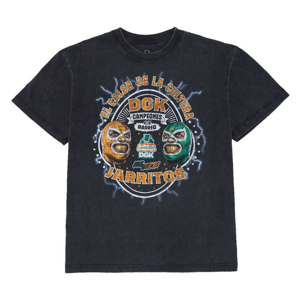 DGK x Jarritos Campeones Boxy T-Shirt - Vintage Black