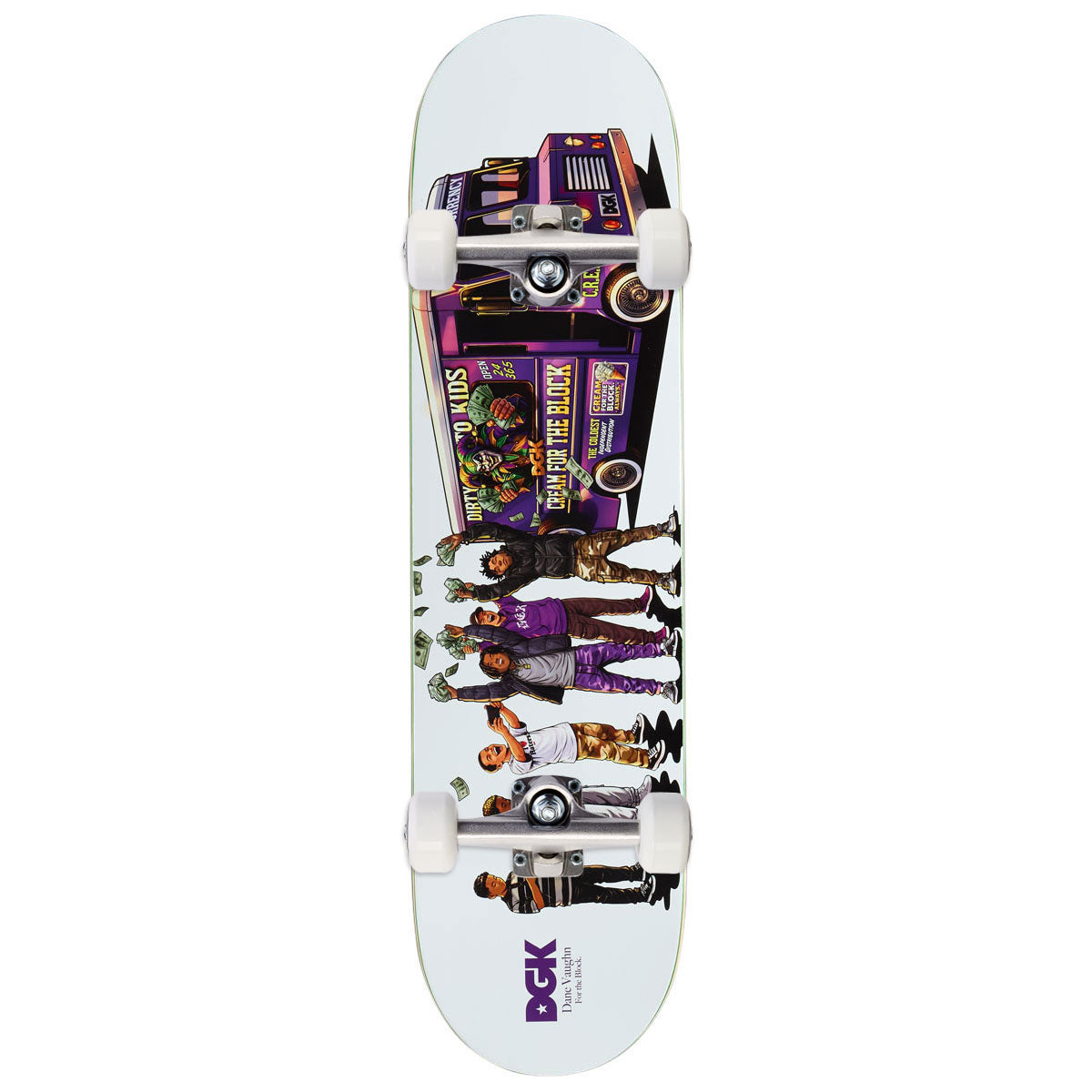 DGK For The Block Vaughn Skateboard Complete - 8.00"