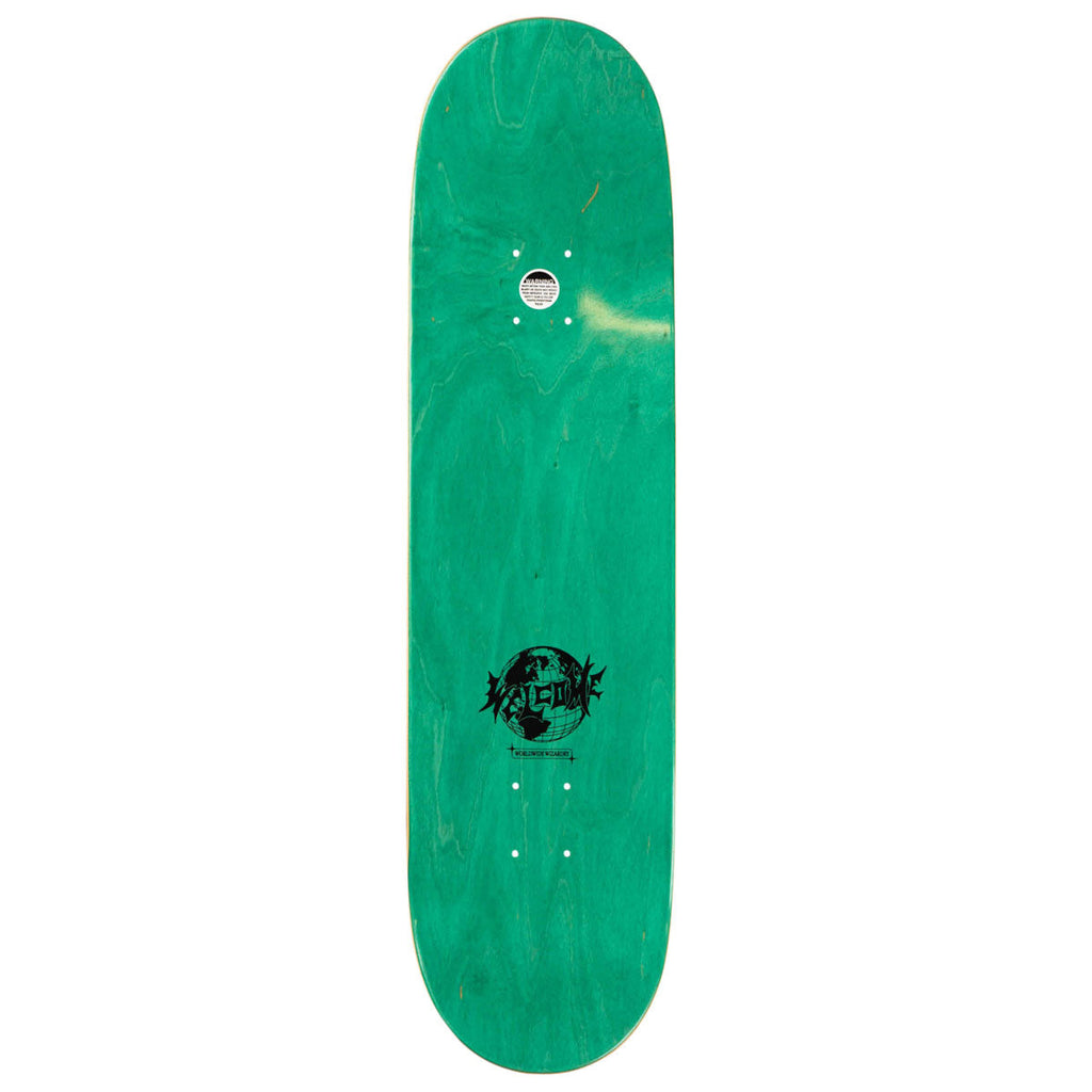 Welcome Spear Nick Garcia Skateboard Deck - White/Red - 8.50"