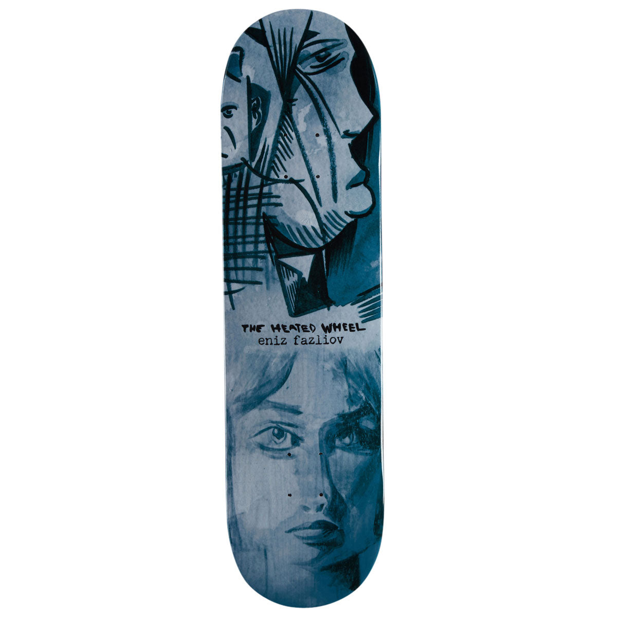 The Heated Wheel Eniz Fazliov Skateboard Deck - 8.25"