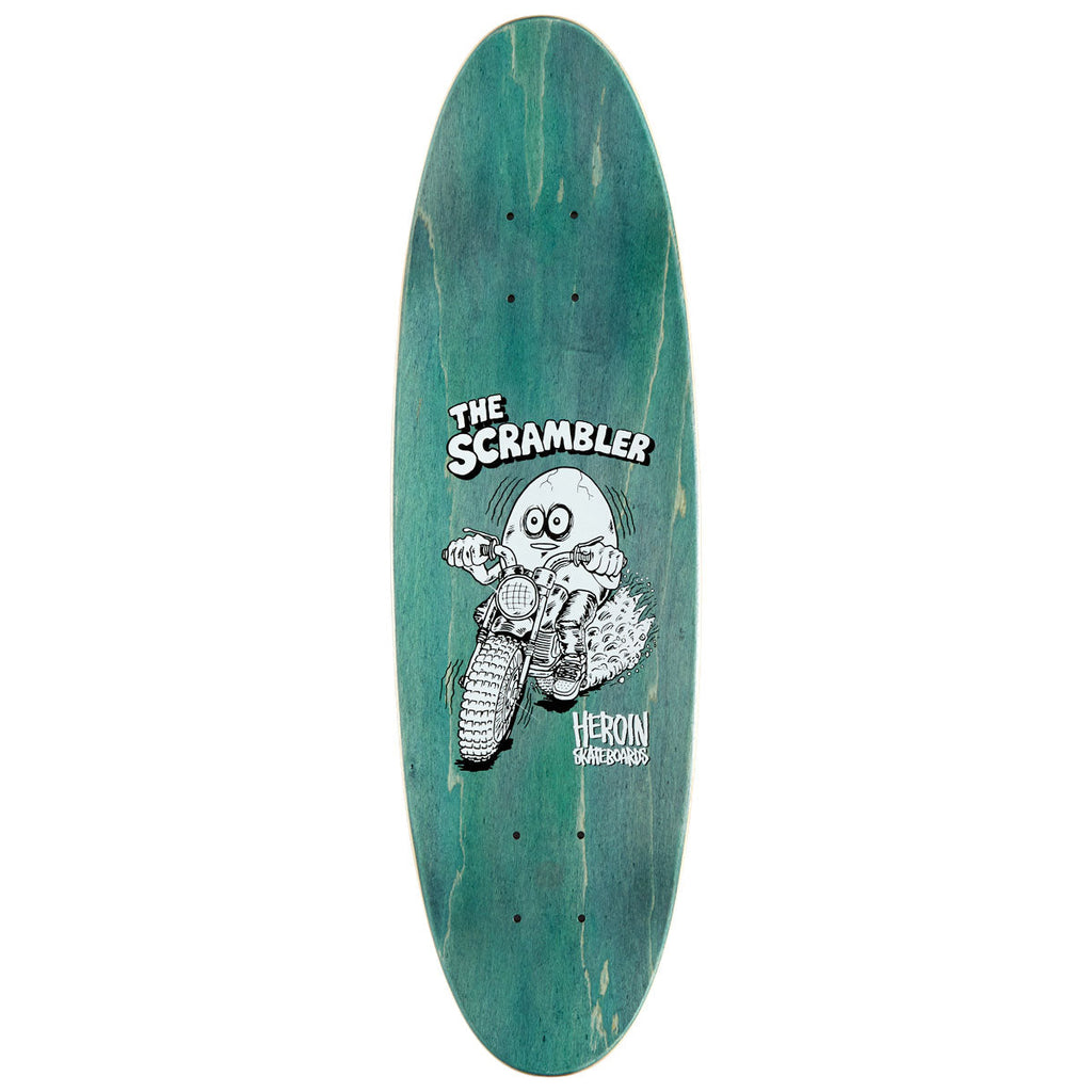 Heroin Scrambler Egg Skateboard Deck - 7.88"