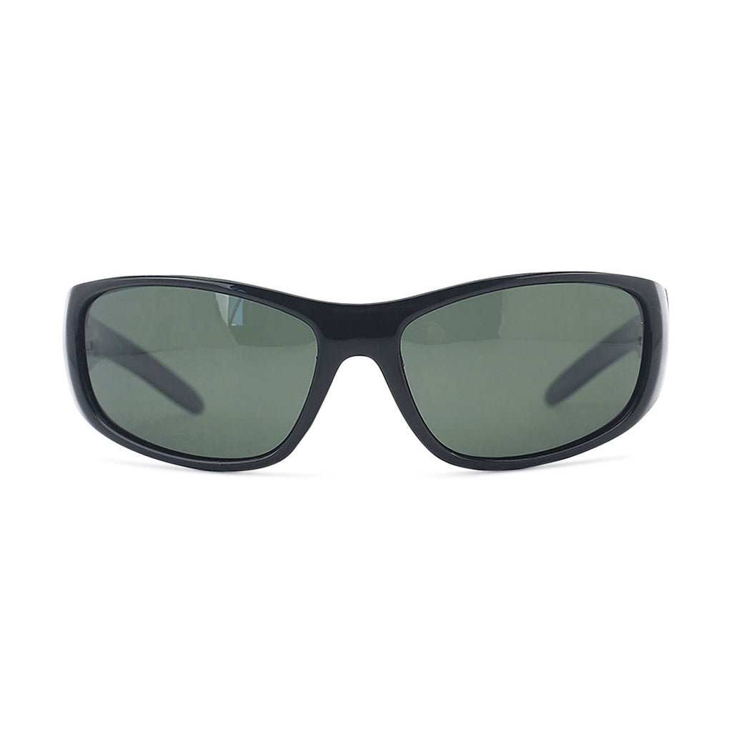 SAD Fade Sunglasses - Gloss Black/Olive Lens