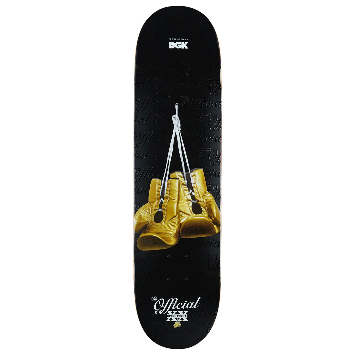 DGK It's Official Gloves Skateboard Deck - Embossed - 8.06"